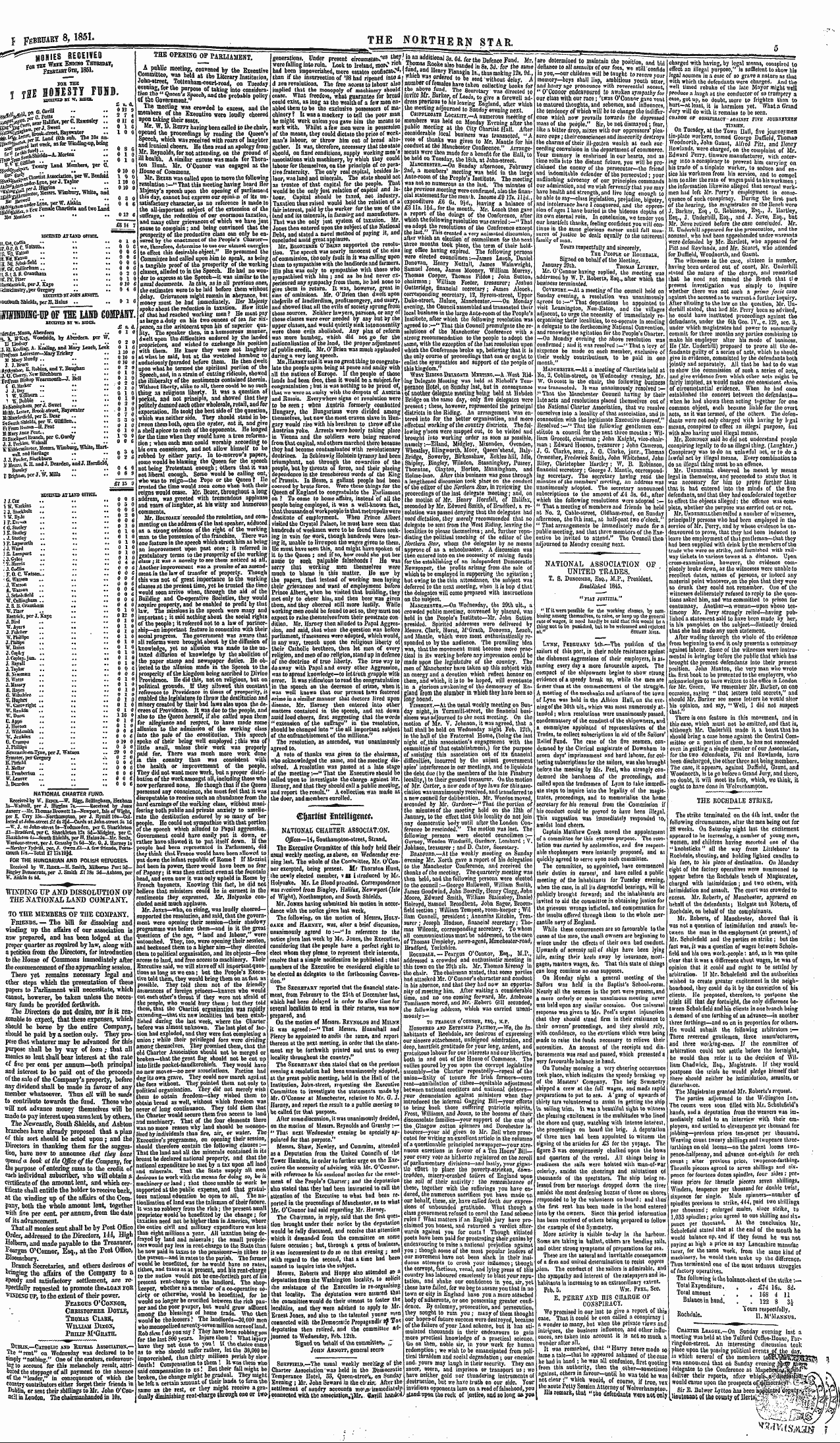 Northern Star (1837-1852): jS F Y, 2nd edition - Sheffield.—The Usual Weekly Mee'ang Of T...