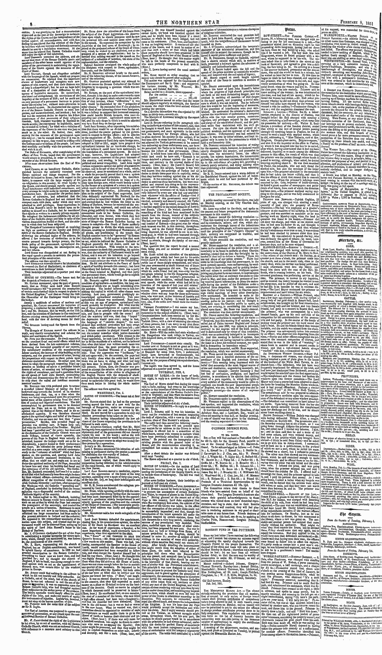 Northern Star (1837-1852): jS F Y, 2nd edition - Corn. Mark Lane, Monday.—The Show Of Whe...