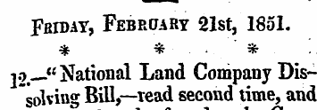 Pbid ay, February 21st, 1851. 22.—" Nati...