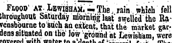 Flood' ax UwisHAM. -The. rain which fell...