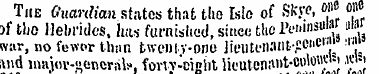 The Guardian states that the Isle of Sie...