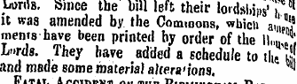 Lurtls. bmce the bill left their lordshi...