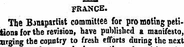 FRANCE. The BjnapartiBt committee for pr...