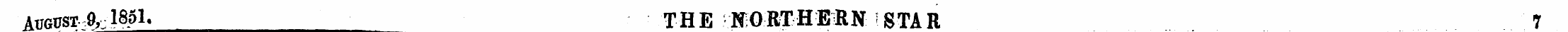 August ^ 1851. ^ THE N:OR^HEHN USTA R 7