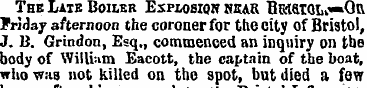 The Late Boiler Explosion hkar BEtaiOL.—...