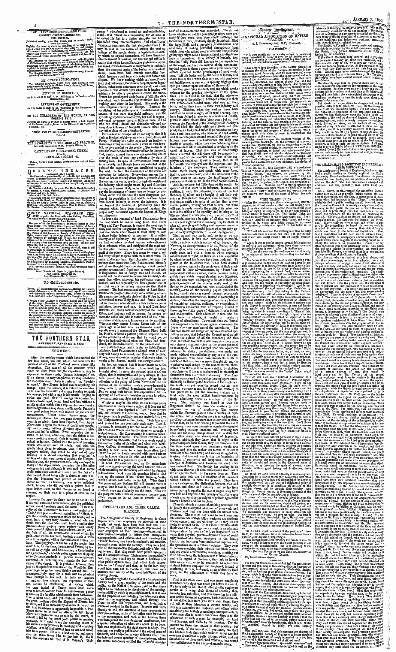 Northern Star (1837-1852): jS F Y, 2nd edition - So Srorrrdpdkb^Itid.