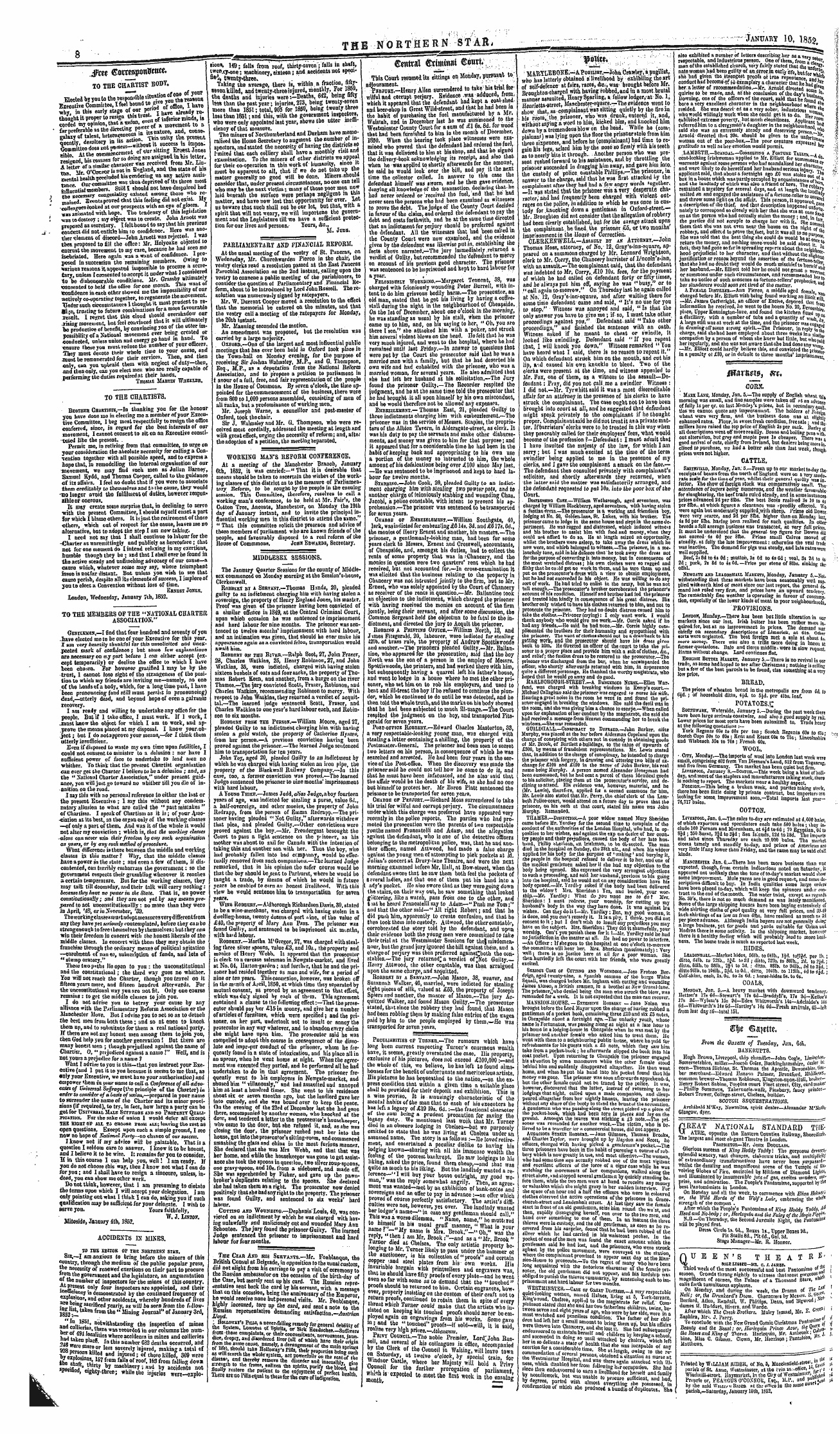 Northern Star (1837-1852): jS F Y, 2nd edition - . A(«.T«*« . , ¦¦; ;':; :¦;",;;:; 'Mtt?..; ;_:V ' ': ,.,".