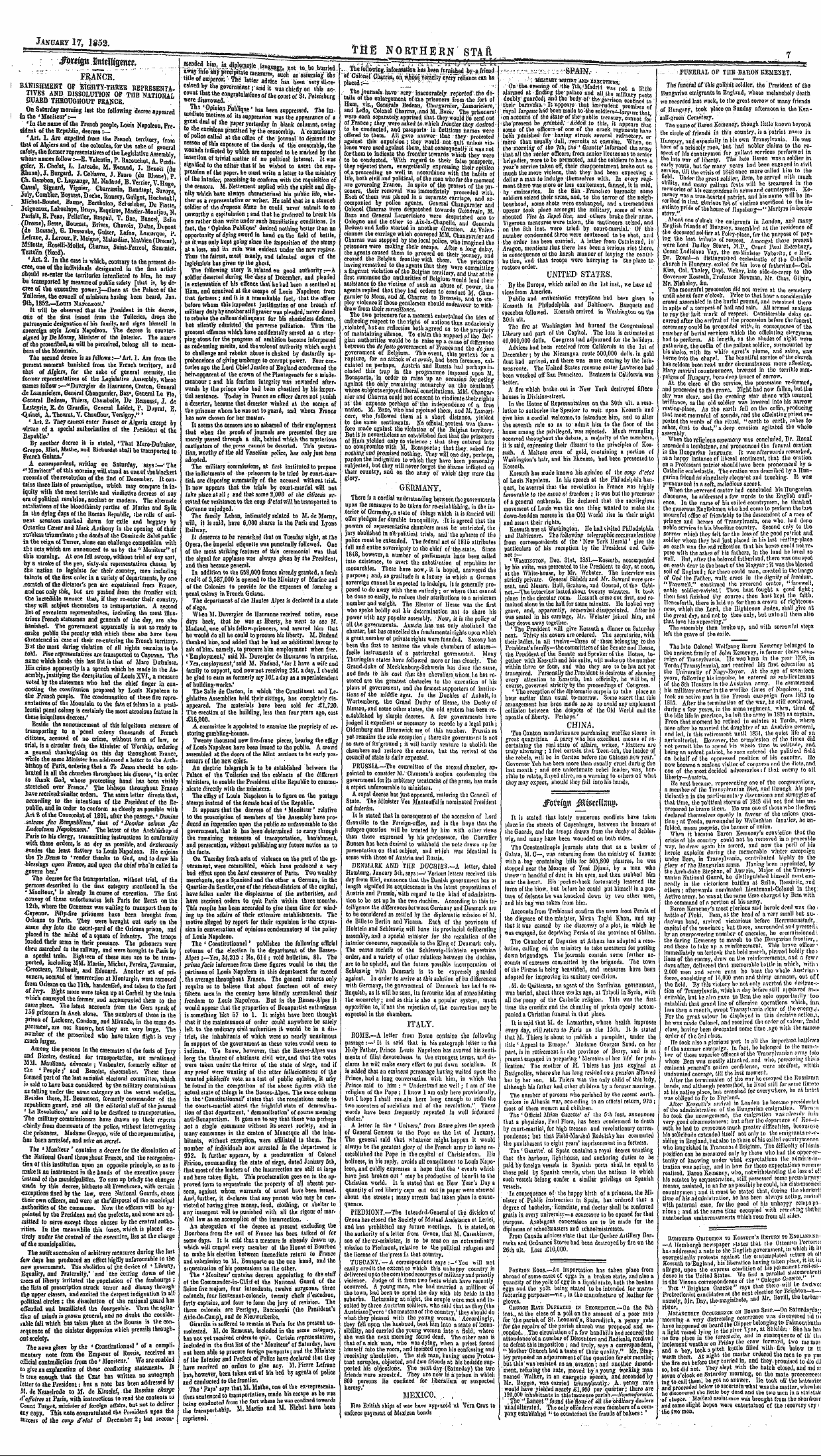 Northern Star (1837-1852): jS F Y, 2nd edition - January 17, 1852. *.*- *. , ¦ — „^_ Th^ ...