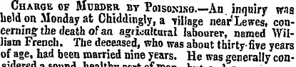 Charge of Mtjhder by Poisoning.—An inqui...