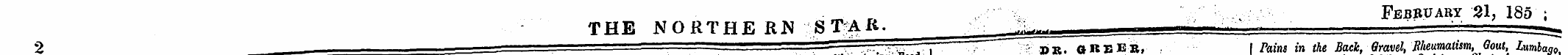 m rk v February 21, 185 ; THE NORTHER1N ...