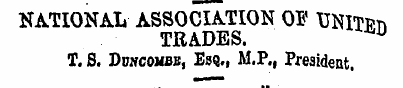 NATIONAL ASSOCIATION OF TJNlTEn TRADES. ...