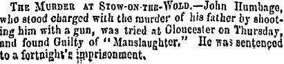 Tbe Murder at Stow-on thb-Woid.—John Ilu...