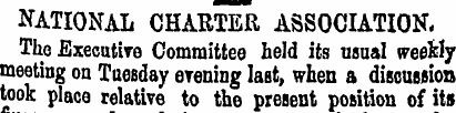 NATIONAL CHARTER ASSOCIATION. The Execut...