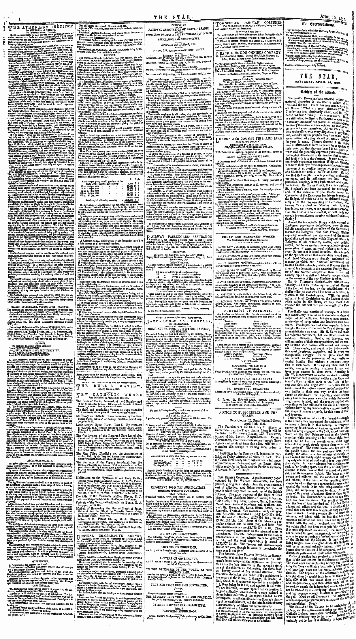 Northern Star (1837-1852): jS F Y, 2nd edition - M Eorrwpjtdfotts