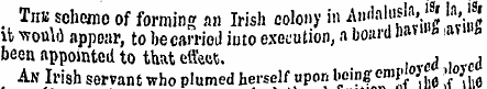 . Tub scheme of forming an Irish colony ...