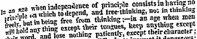 , „n»n independence of principle consist...