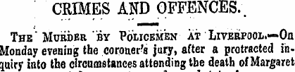 CRIMES AND OFFENCES. . The ' Murder "by ...