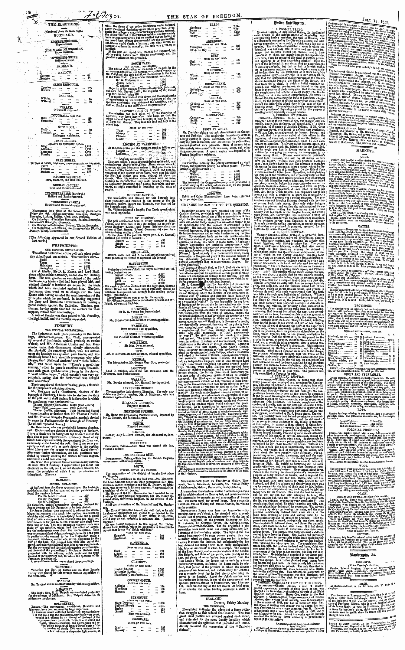 Northern Star (1837-1852): jS F Y, 2nd edition - Asmtimqitg, &R.