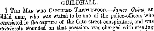 GUILDHALL. 1 The Man who Captured Thistl...