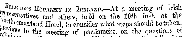 ^ELKiiors Equality is Ireland—At a meeti...