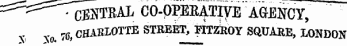 """ ^^^ fflm^ CO-P?EEATip AaENCY, 7 g, CHARLOTTE STREET, FITZROY SQUARE , LONDON