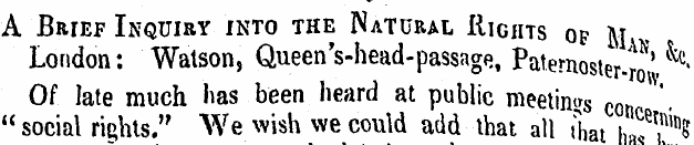 A Brief Inquiry into the Natural Rights ...