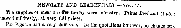 NEWGATE AND LEADENHALL.—Nov. 15. The sup...