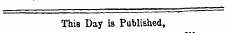This Day is Published,