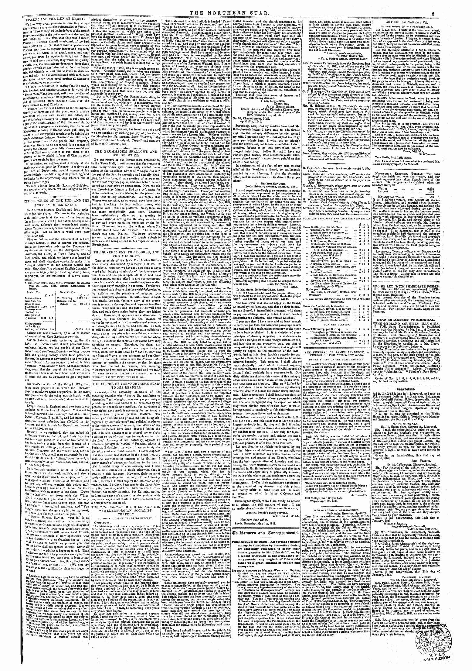 Northern Star (1837-1852): jS F Y, 3rd edition - The Editor Of The "Northern Star" ) To His Readers. '