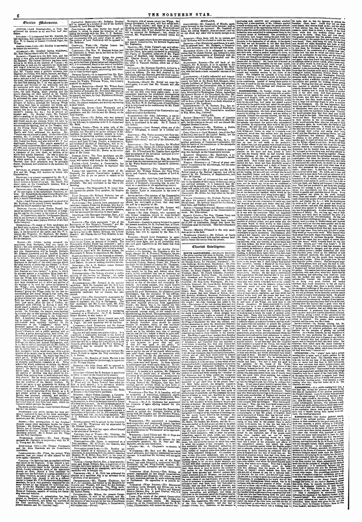 Northern Star (1837-1852): jS F Y, 3rd edition - Guttten ^Bofcetnetttg.