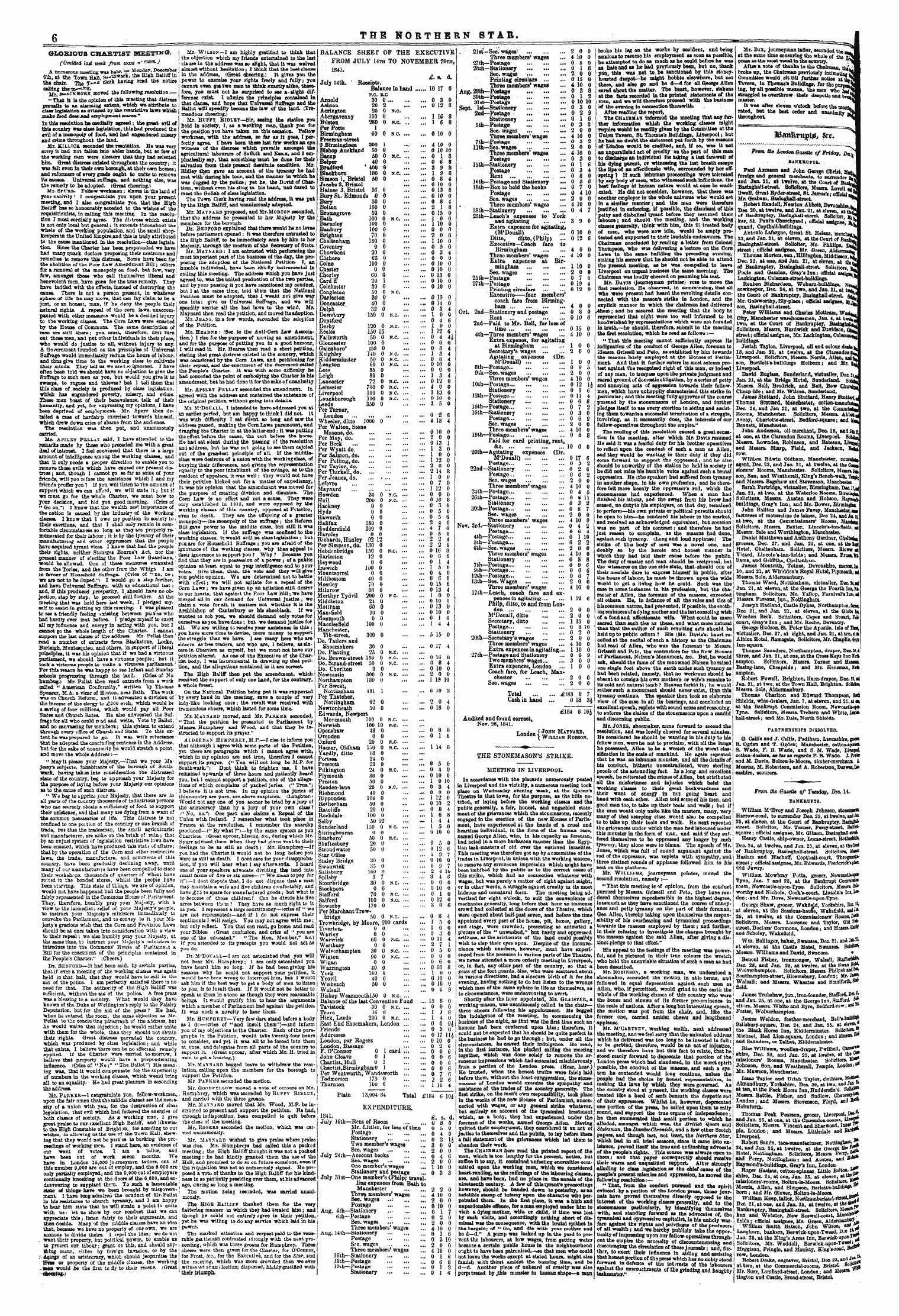 Northern Star (1837-1852): jS F Y, 3rd edition: 6