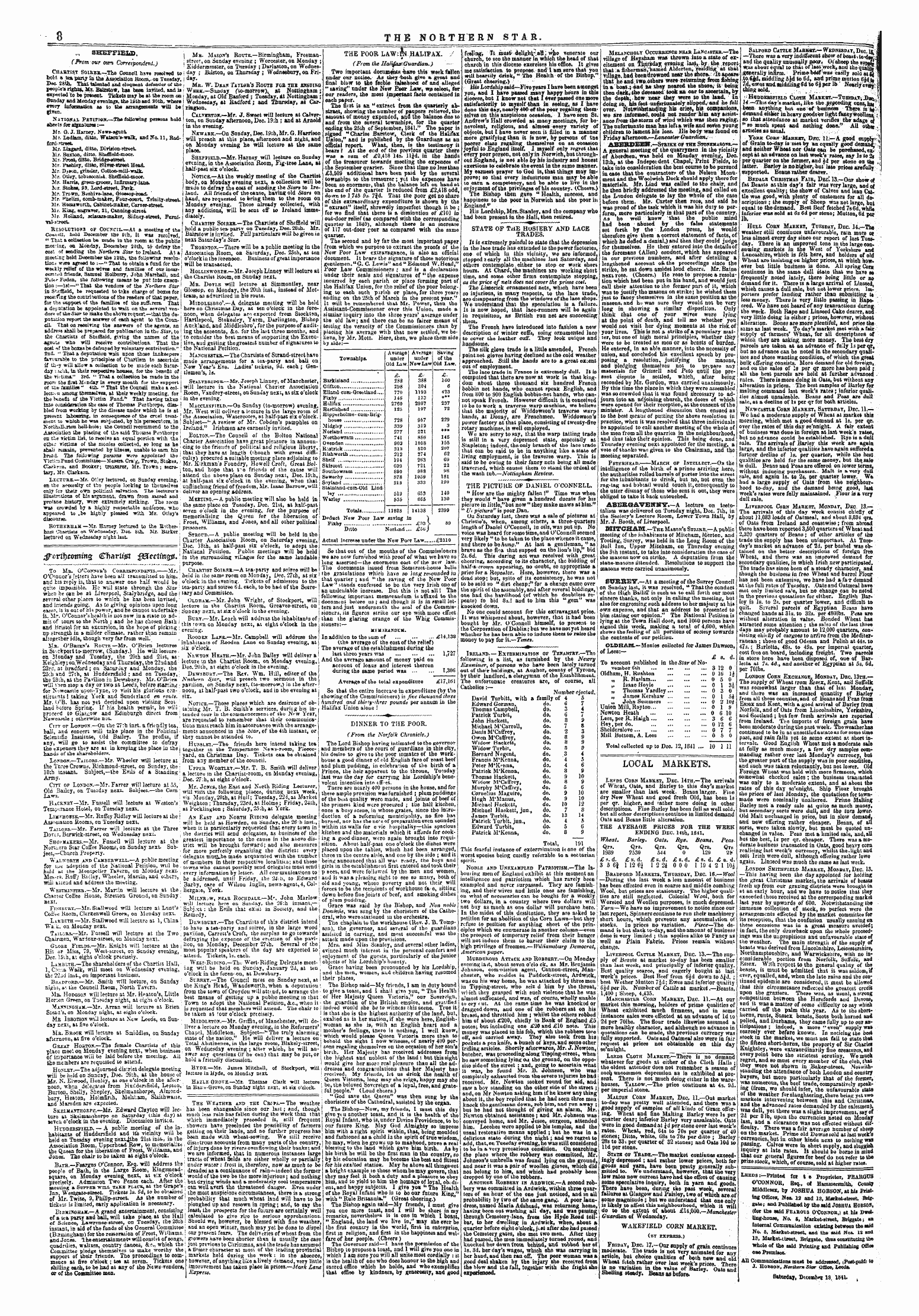 Northern Star (1837-1852): jS F Y, 3rd edition - Tfovft&Gt;Ttmm$ Cfiarltjetf $3eetinq&