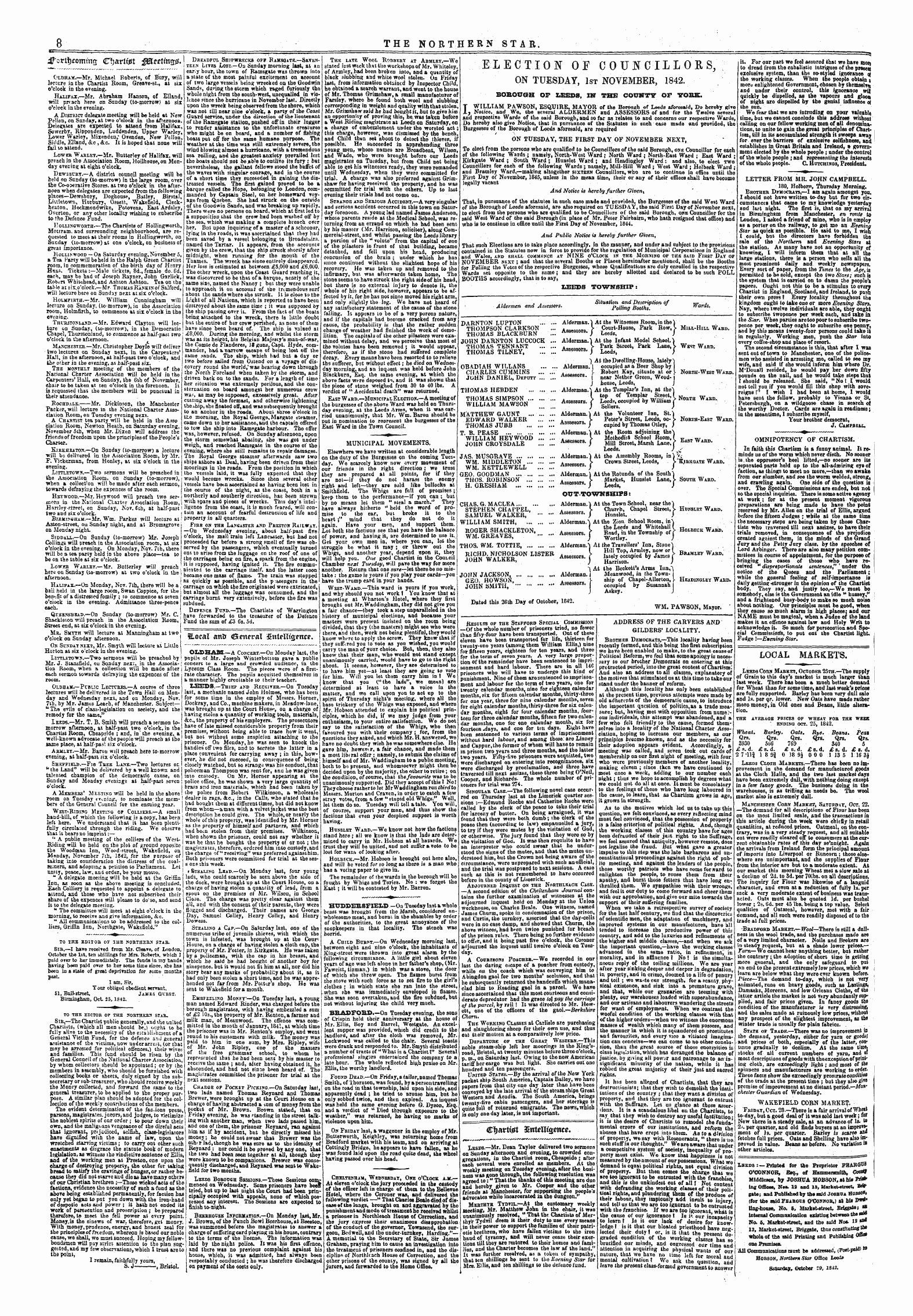 Northern Star (1837-1852): jS F Y, 3rd edition - Untitled Article