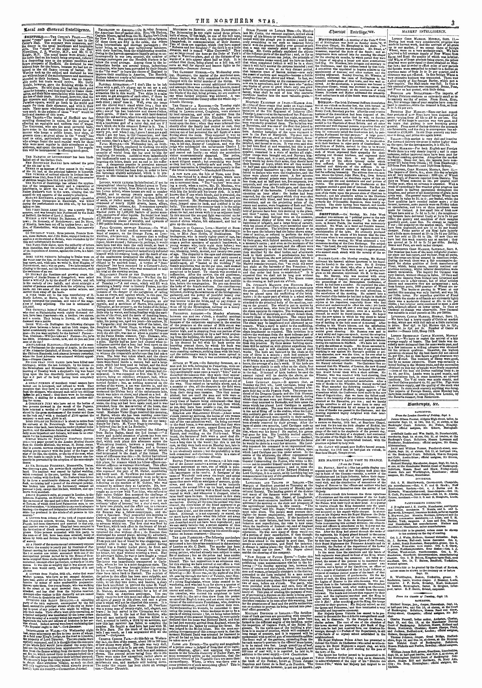 Northern Star (1837-1852): jS F Y, 3rd edition - %Txal Attfc &Lt;Sfmrai 3enuutwnce*
