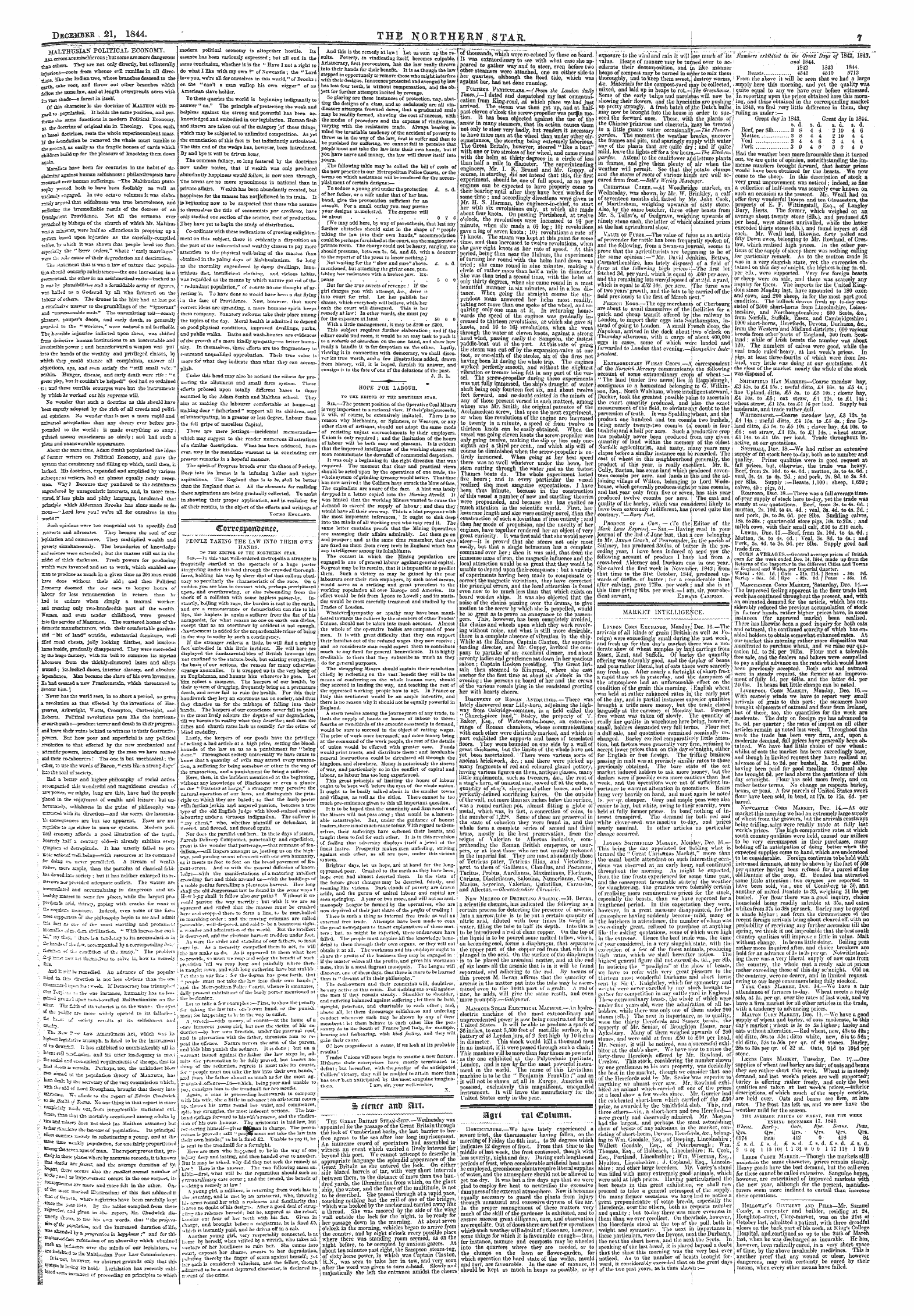 Northern Star (1837-1852): jS F Y, 3rd edition - Market Intelligence.