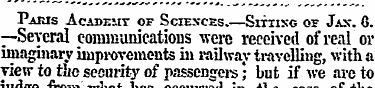 Paris Academy of Sciences.—Sitiixg of Ja...