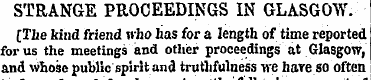 STRANGE PROCEEDINGS IN GLASGOW. [The kin...