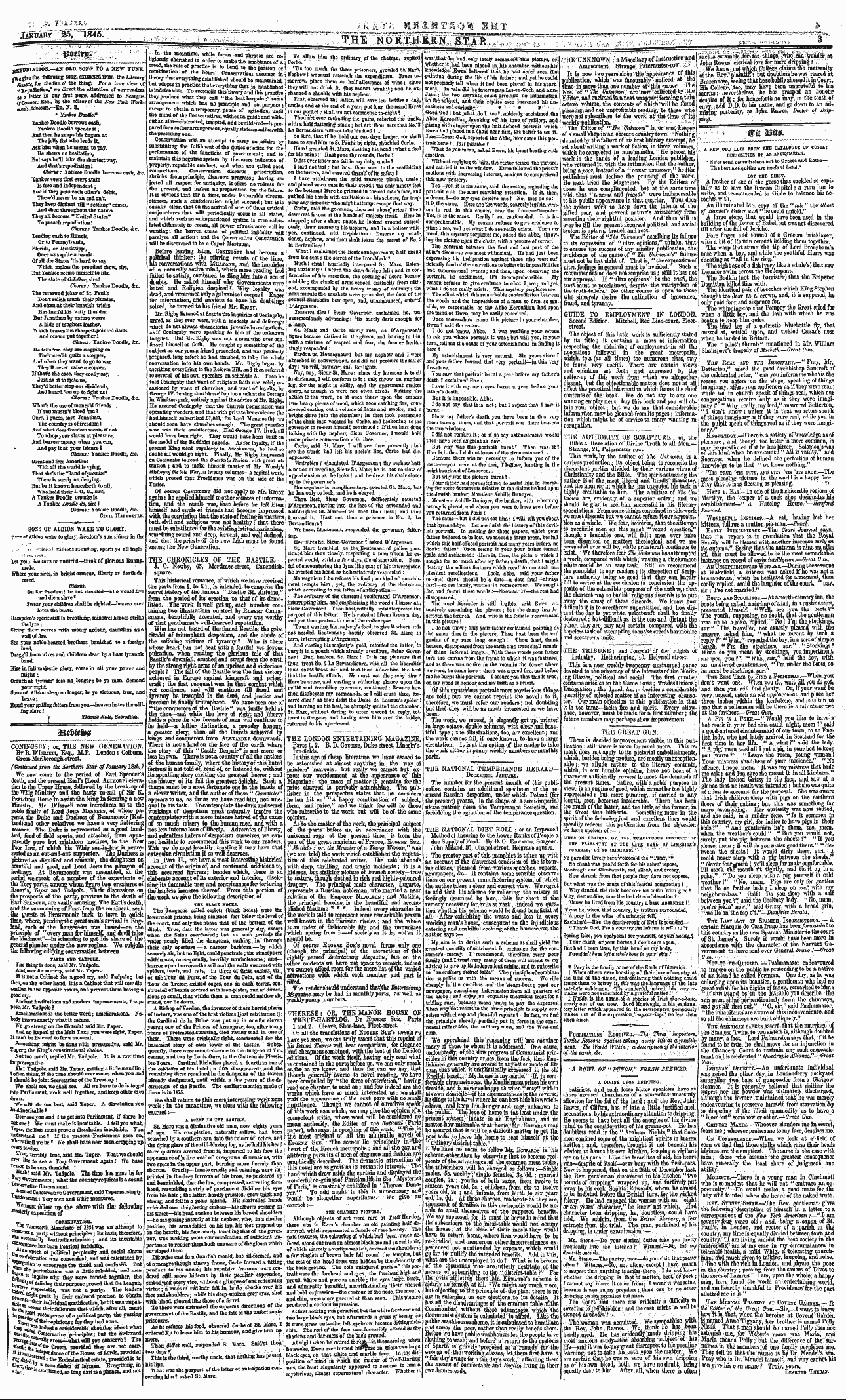 Northern Star (1837-1852): jS F Y, 3rd edition - The' Tribune; And Journal- Of The Rights...