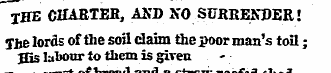 IH E CHAETBB , AND NO S UK R EKDER ! The...