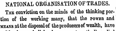 NATIONAL ORGANISATION OF TRADES. The con...