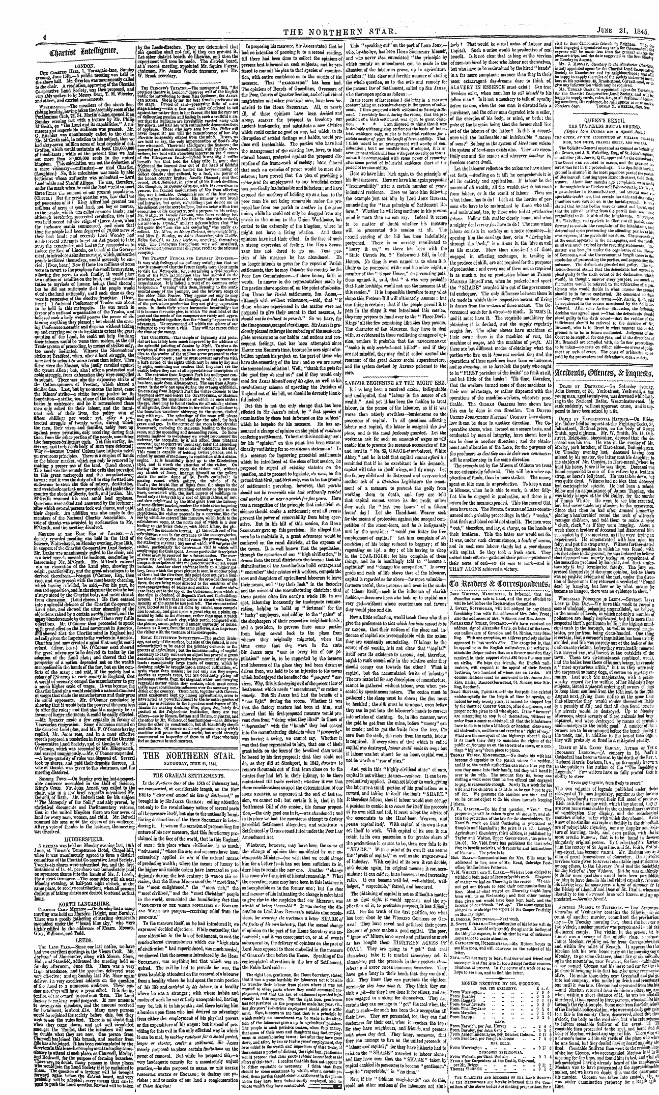 Northern Star (1837-1852): jS F Y, 3rd edition - Co Ftea&Ersi $C Corttsfpoi^Ente*