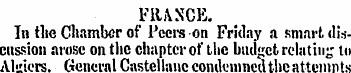 FRANCE. In thc Chamber of Peers on Frida...