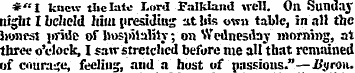 *"l knew die lata; Lord Falkland well. O...