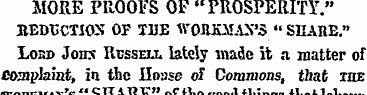 MORE PROOFS OF "PROSPERITY." REDUCTION O...