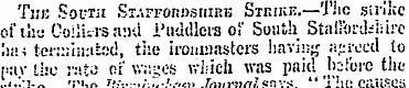 Tin: South SiAiTonnsHiEB Sthike.—The str...