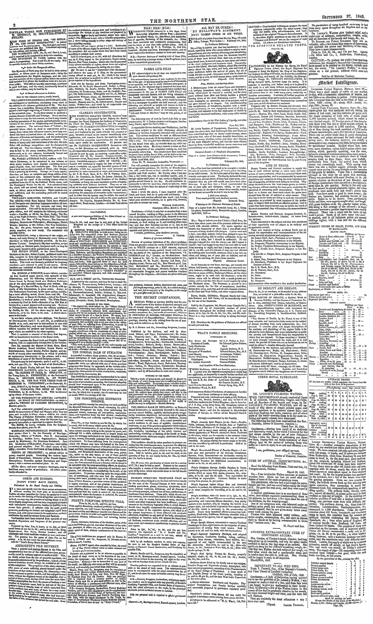 Northern Star (1837-1852): jS F Y, 3rd edition - London Smithfield Cattle Market, Monday,...