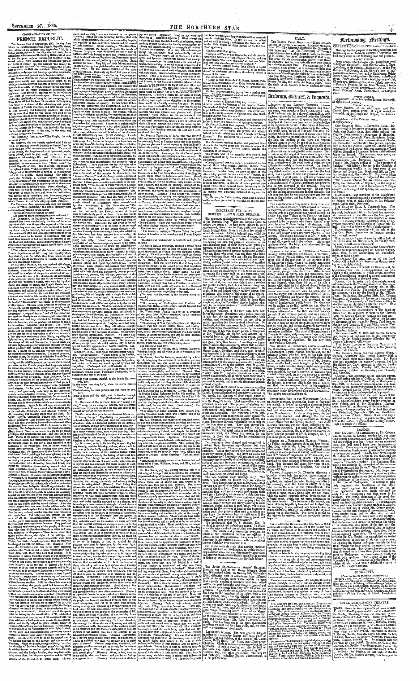 Northern Star (1837-1852): jS F Y, 3rd edition: 5