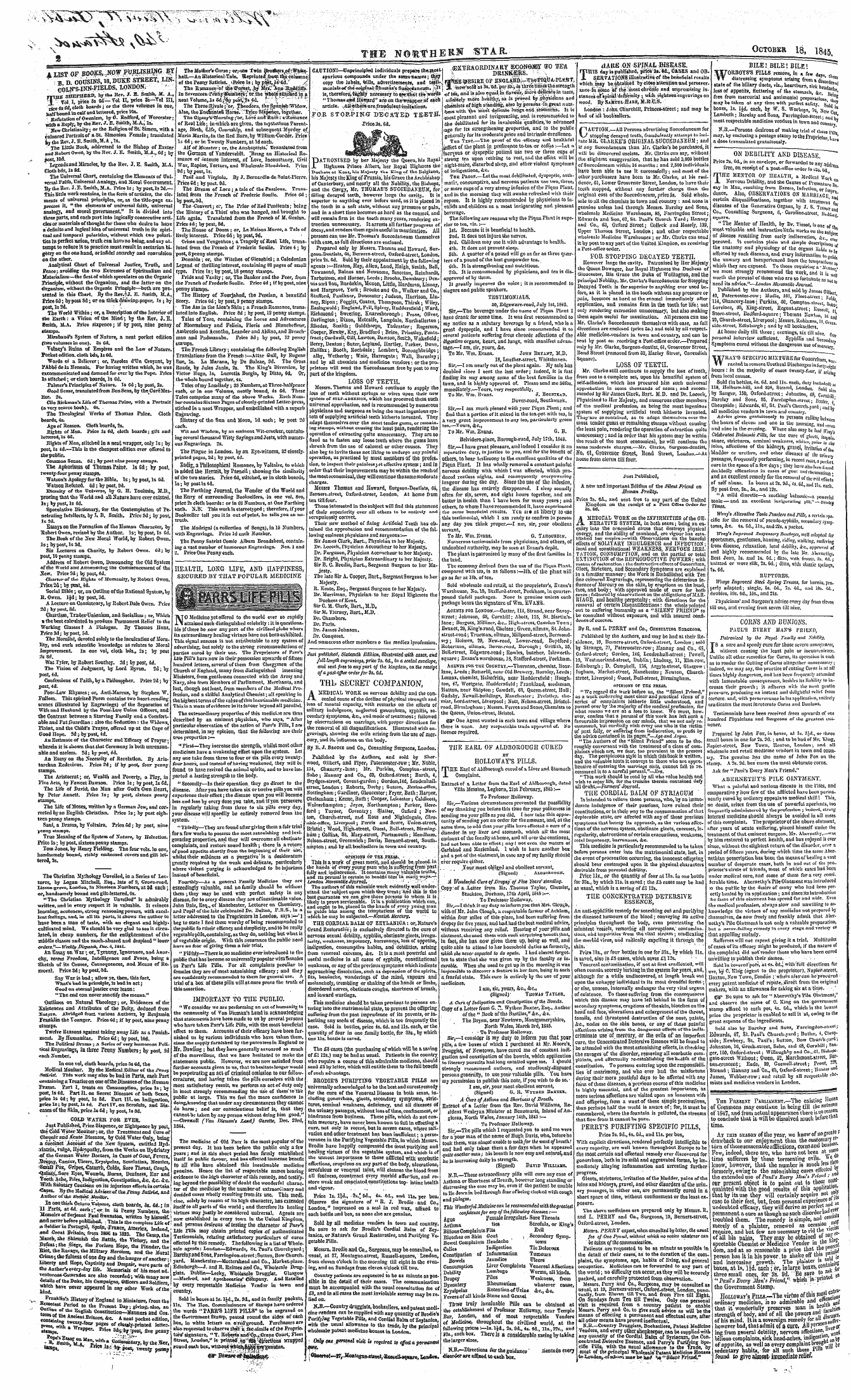 Northern Star (1837-1852): jS F Y, 3rd edition - Pc00218