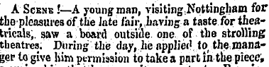 A Scenb !—A young man, visiting;Nottingh...