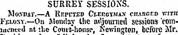 SURREY SESSIONS. JloXDAT.—A RErCTED CtEH...